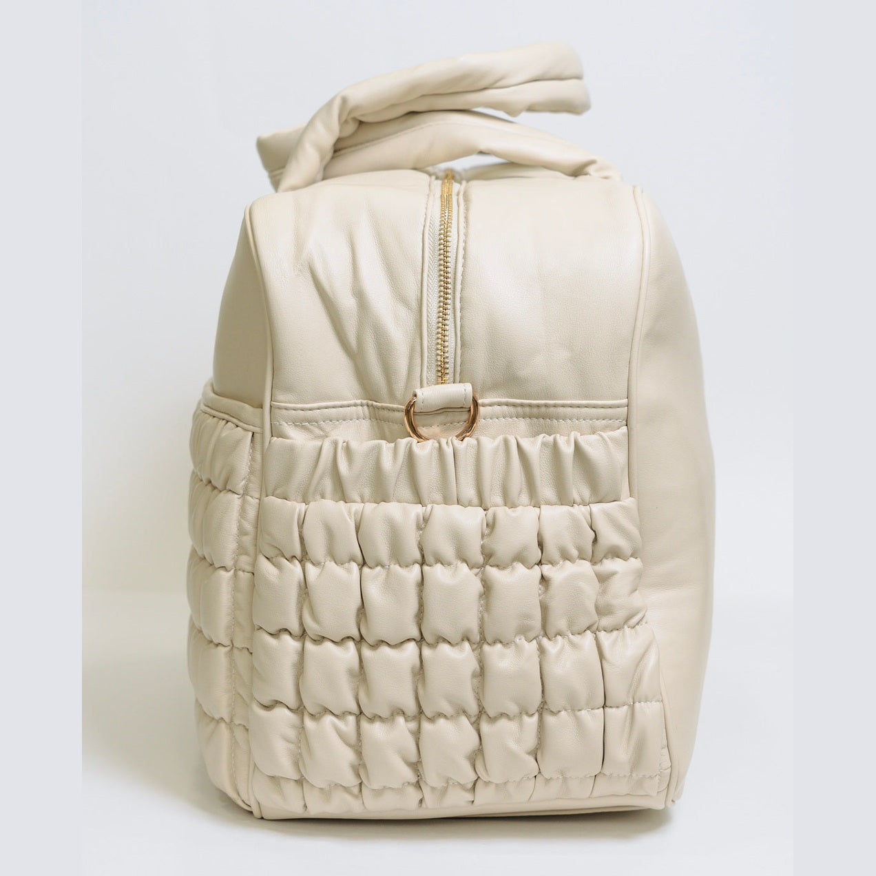 BORSA 48 ORE L ECO PELLE BEIGE -  NANU' BABY