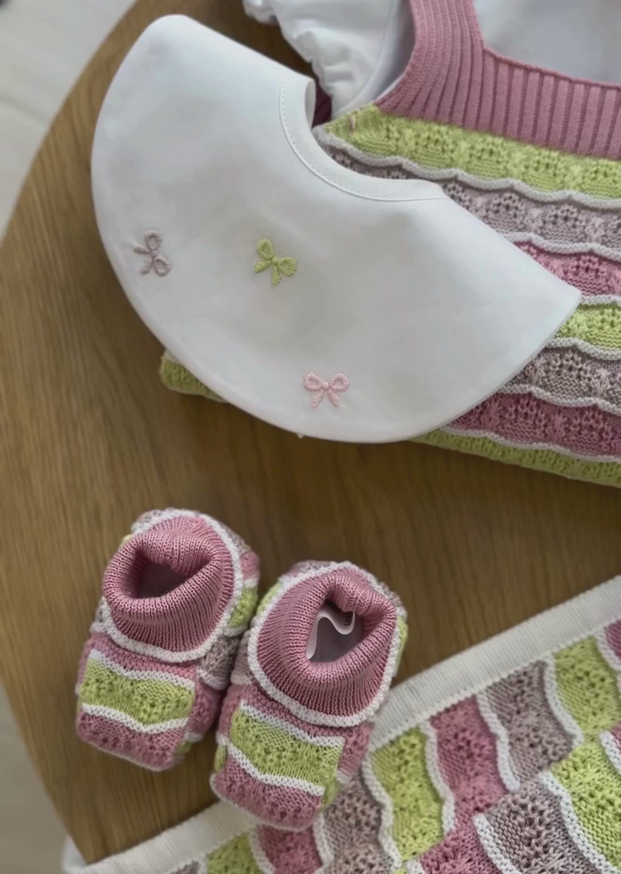 Pomegranate Pink Cotton Slippers EK11S/M