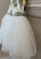 Green Tulle Ceremony Dress EV305