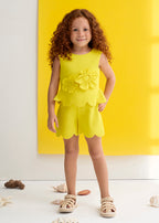 Short Jumpsuit with Scalloped Trim 5204/4