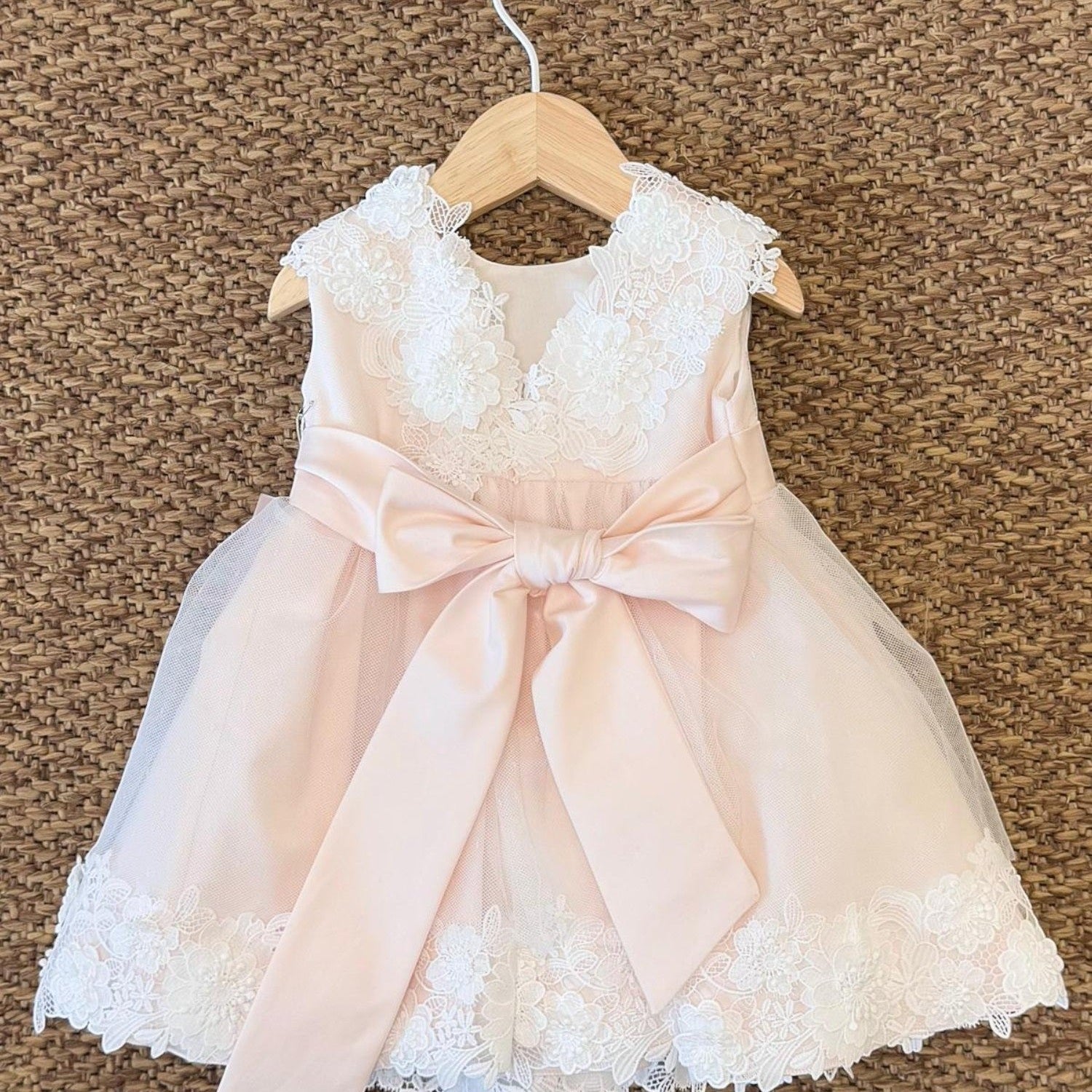 Abito Cerimonia Bimba ROSA FB083/R -  NANU' BABY