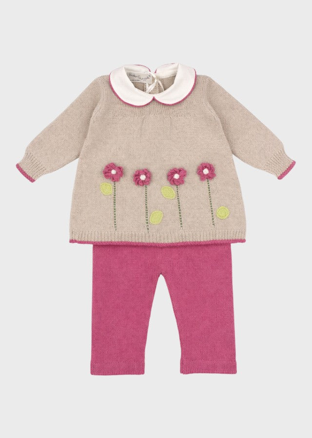 Dove Grey Daisies Birth Set ZULEYA/CN-T