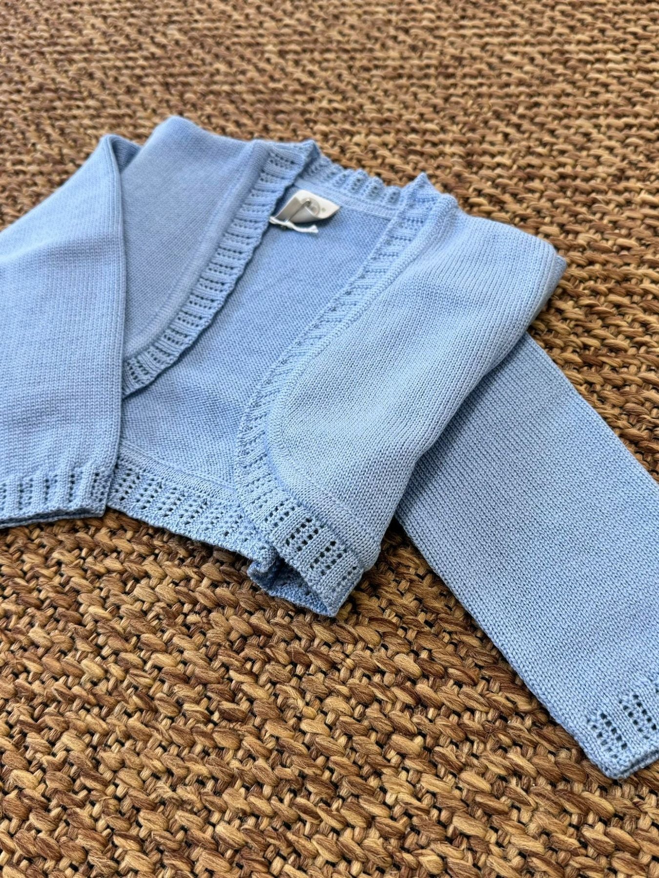 Giacca Cerimonia Bimba Cielo IK31445