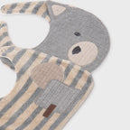 Baby Bib, Grey, 9951/46