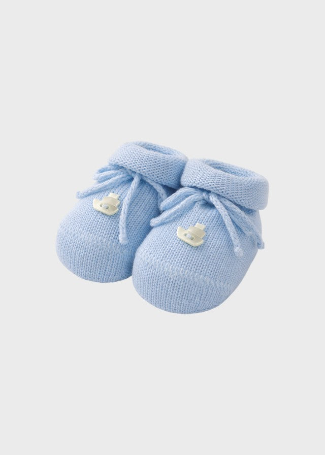Cotton Slippers Teddy Bear Sky ORSETTO/767-C