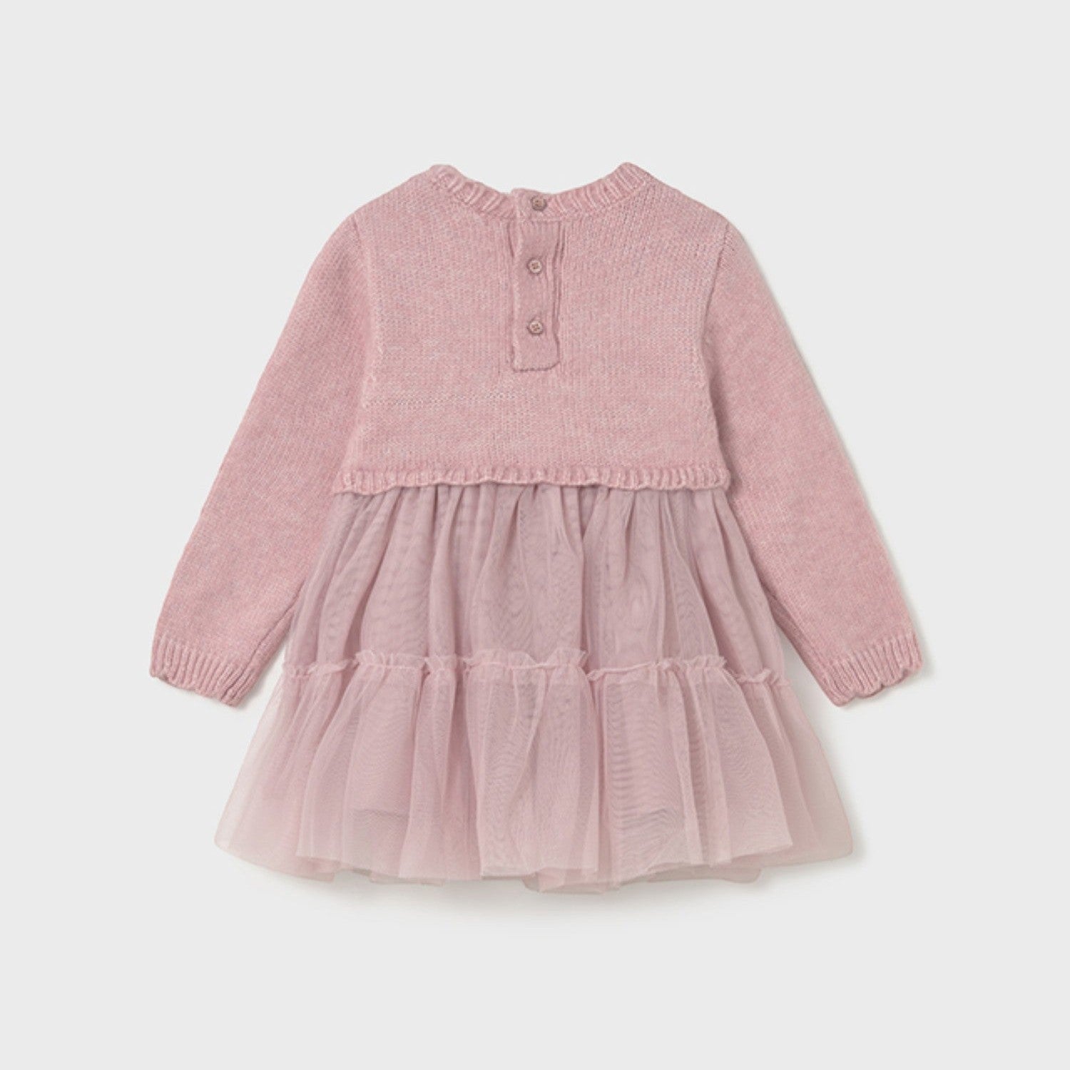 Abito combinato tricot Bimba Rosa 2905/33 -  NANU' BABY