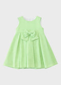 Green Flared Linen Dress FF39007/T26/V