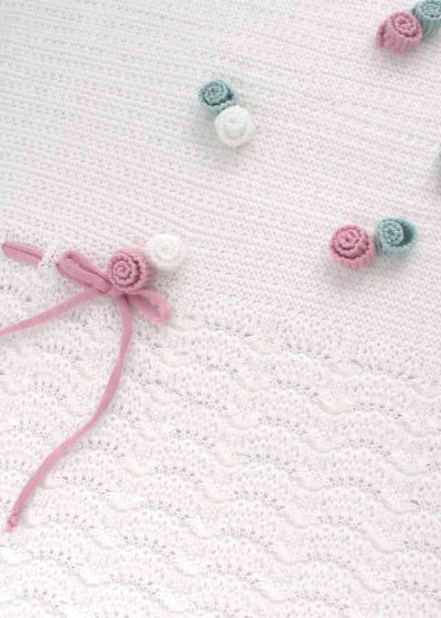 Copertina Cotone Roselline Melograno EK1780