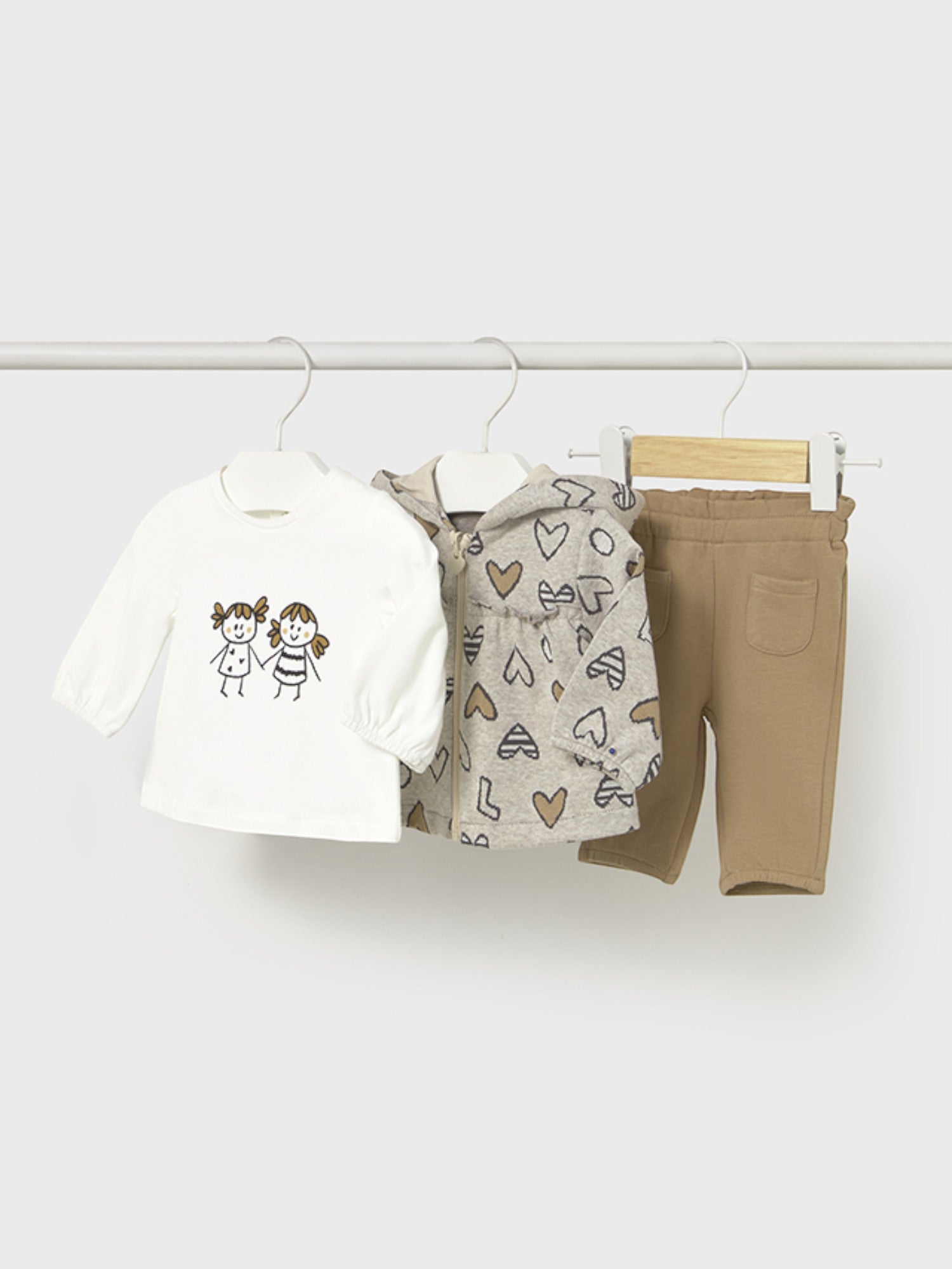 Baby Girl's Beige Outfit 2633/54