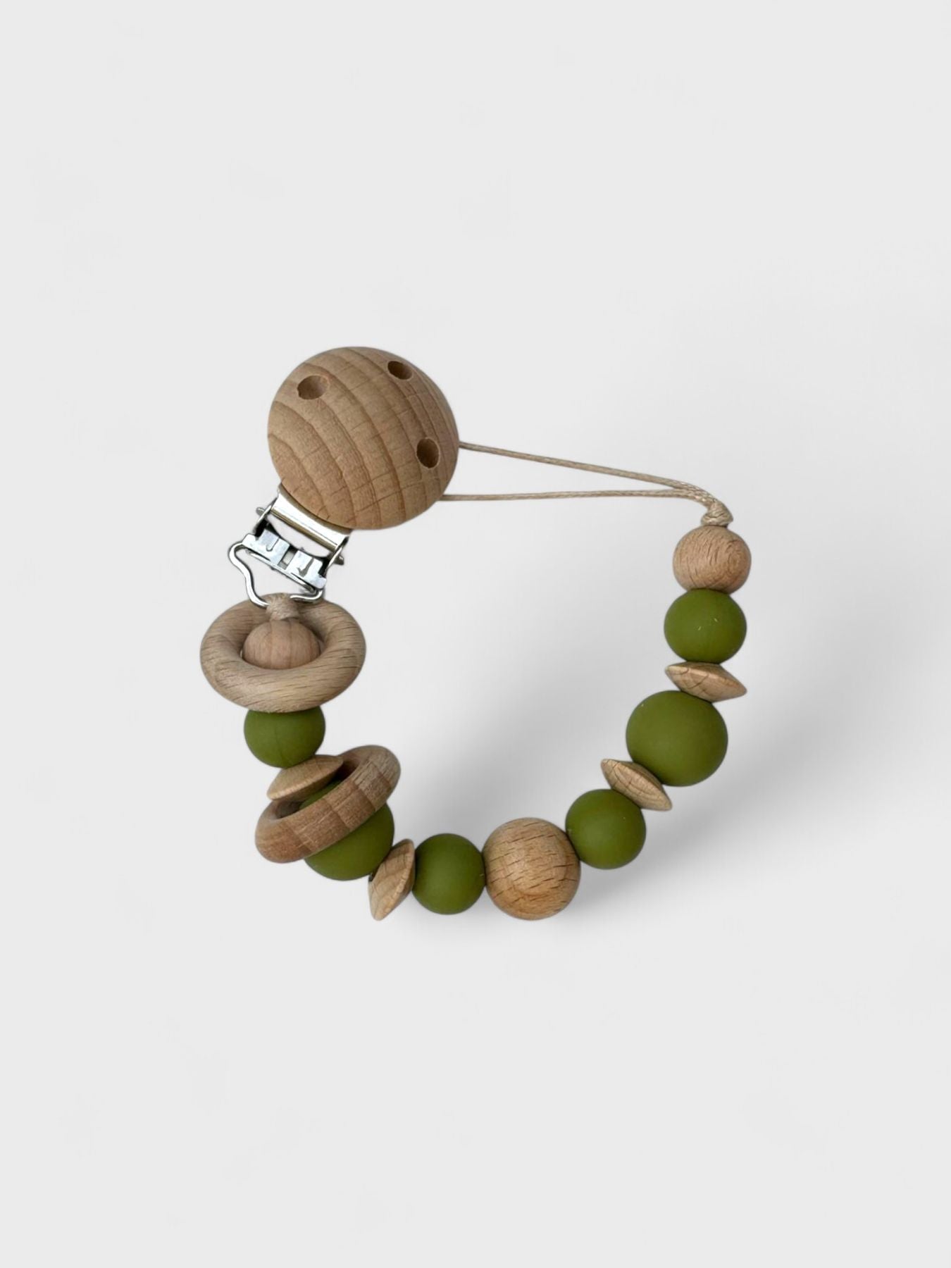 Reggiciuccio Classic VERDE RC/CLASSIC VERDE OLIVA corredino e abbigliamento neonato | NANU' BABY