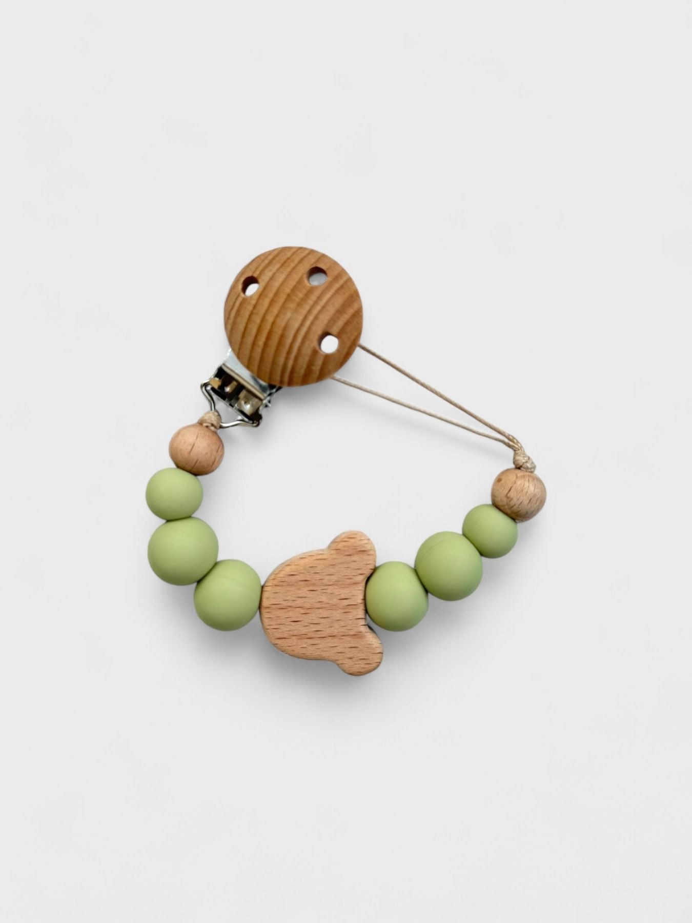 Reggiciuccio Teddy VERDE RC/TEDDY VERDE corredino e abbigliamento neonato | NANU' BABY