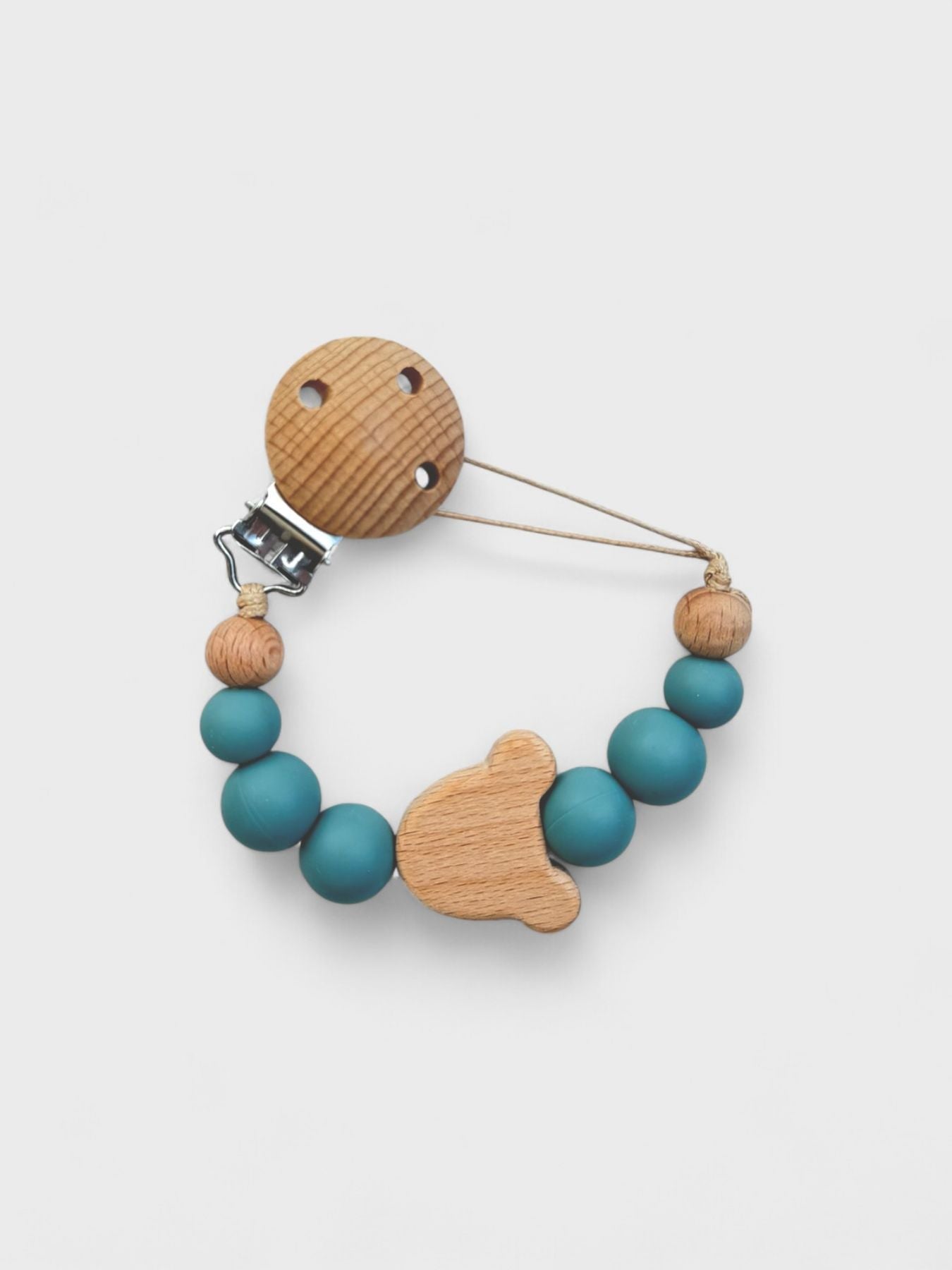 Reggiciuccio Teddy VERDE RC/TEDDY VERDE PETROLIO corredino e abbigliamento neonato | NANU' BABY