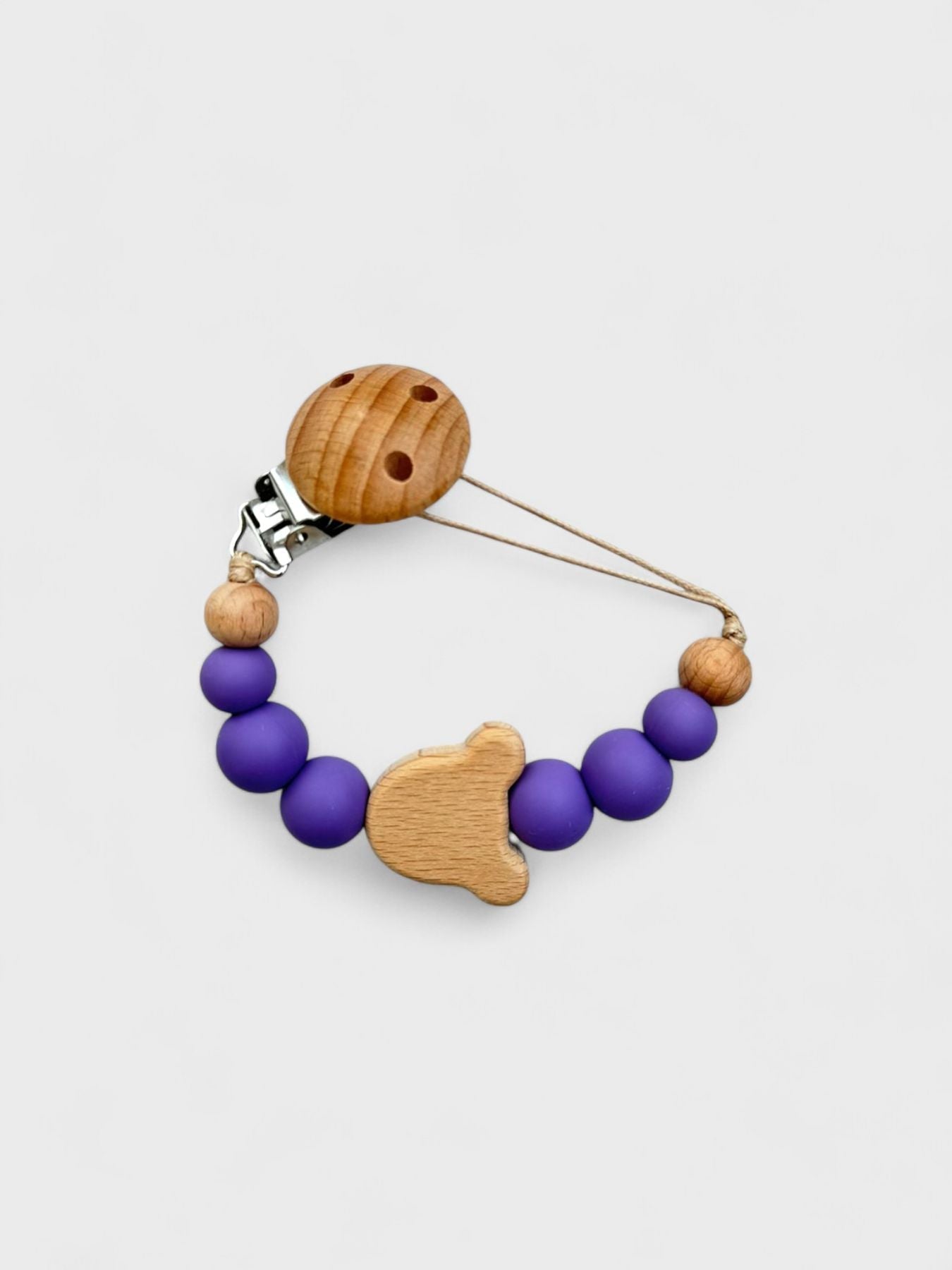 Reggiciuccio Teddy VIOLA RC/TEDDY VIOLA corredino e abbigliamento neonato | NANU' BABY