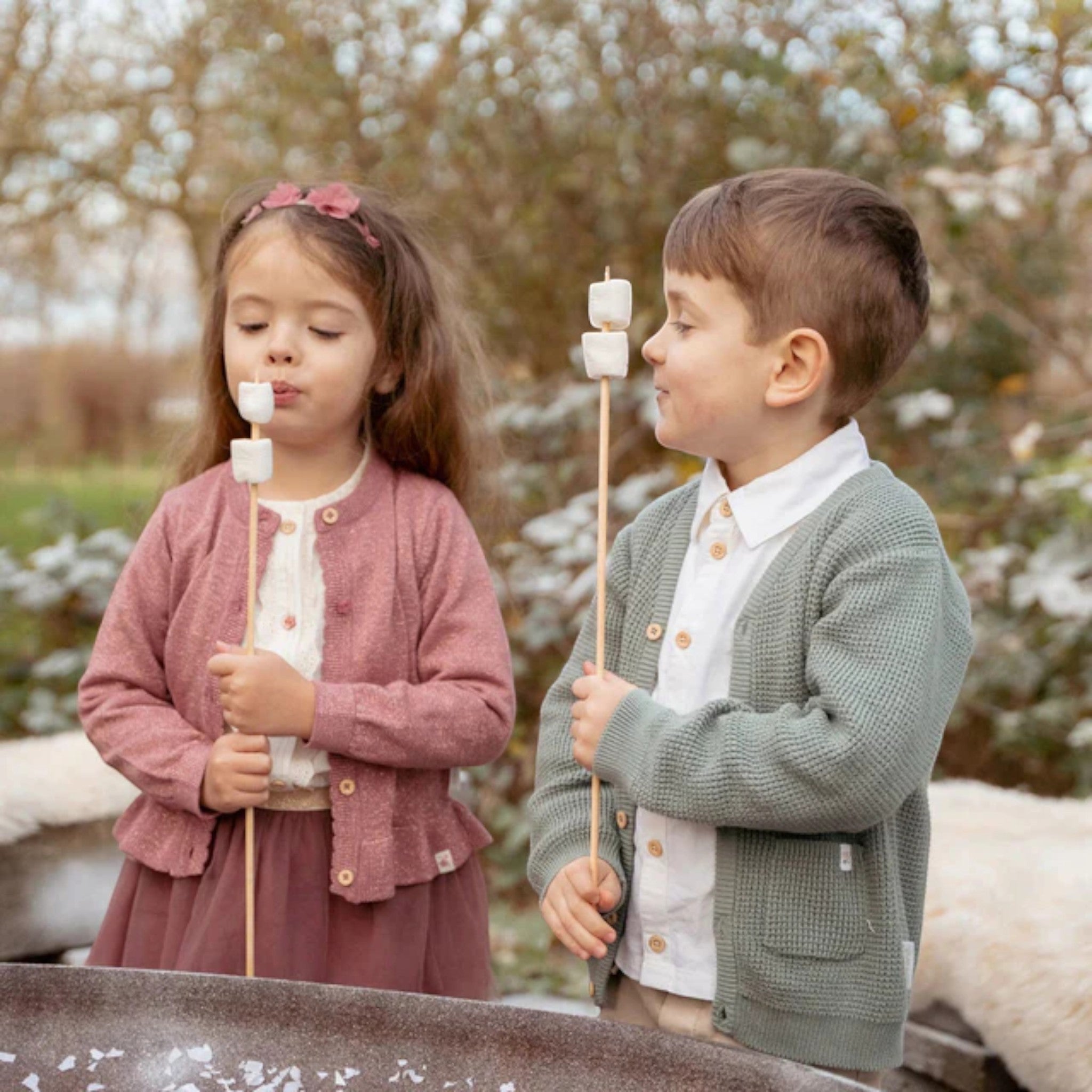 Cardigan lavorato a maglia - Amici della foresta Bimbo Verde CL25092092