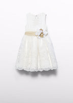 Cream Organza Ceremony Dress 5037/7