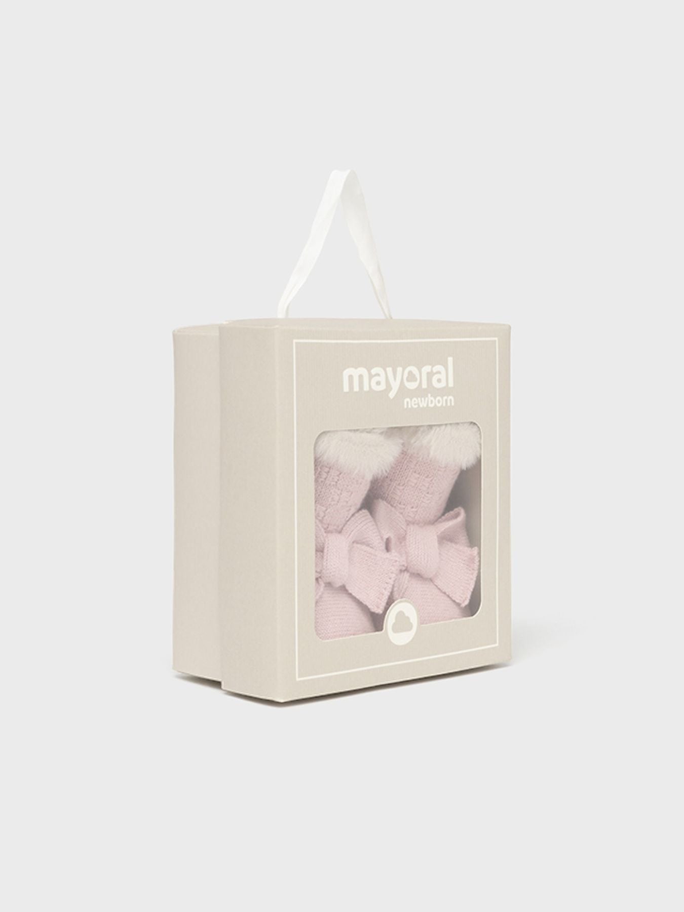 Pink knitted boot for girls 2C-9788/R