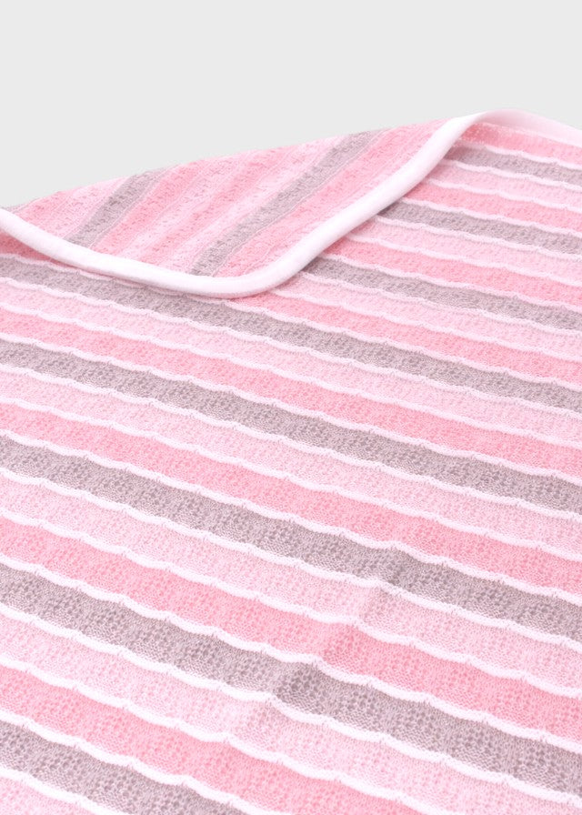 Coperta Cotone Rosa Pesco Multicolor EK1180/R