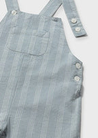 Salopette Cotone Lino Verde 1658/67 corredino e abbigliamento neonato | NANU' BABY