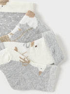 Set 4 calze Grigio 2G - 9762/GR corredino e abbigliamento neonato | NANU' BABY