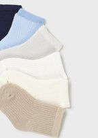 Set 6 calzini Azzurro 9860 /A corredino e abbigliamento neonato | NANU' BABY