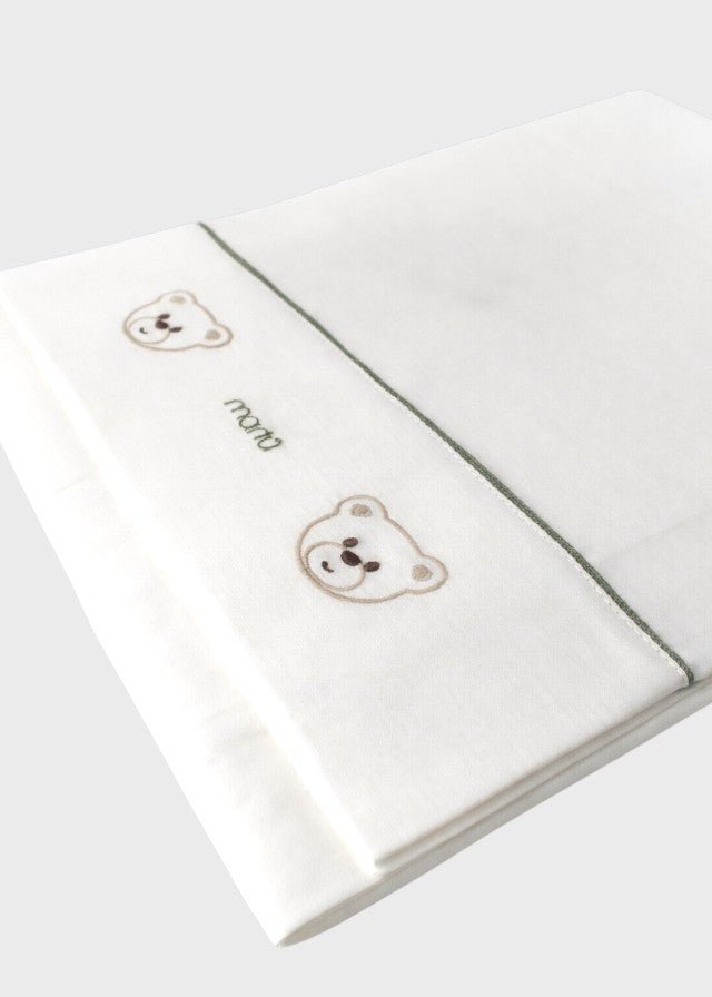 Set Lenzuolino Teddy Verde EK64LE/V corredino e abbigliamento neonato | NANU' BABY