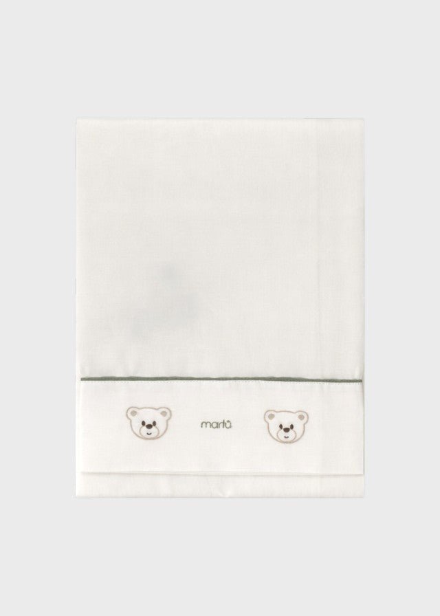 Set Lenzuolino Teddy Verde EK64LE/V corredino e abbigliamento neonato | NANU' BABY