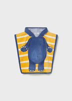 Telo Bagnetto Cotone Blu 10164/95 corredino e abbigliamento neonato | NANU' BABY