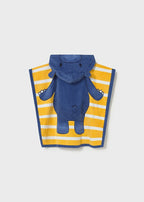 Telo Bagnetto Cotone Blu 10164/95 corredino e abbigliamento neonato | NANU' BABY