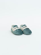 Children's Ceremony Shoes, Fabric, Sage Green/Grey, IM204SC