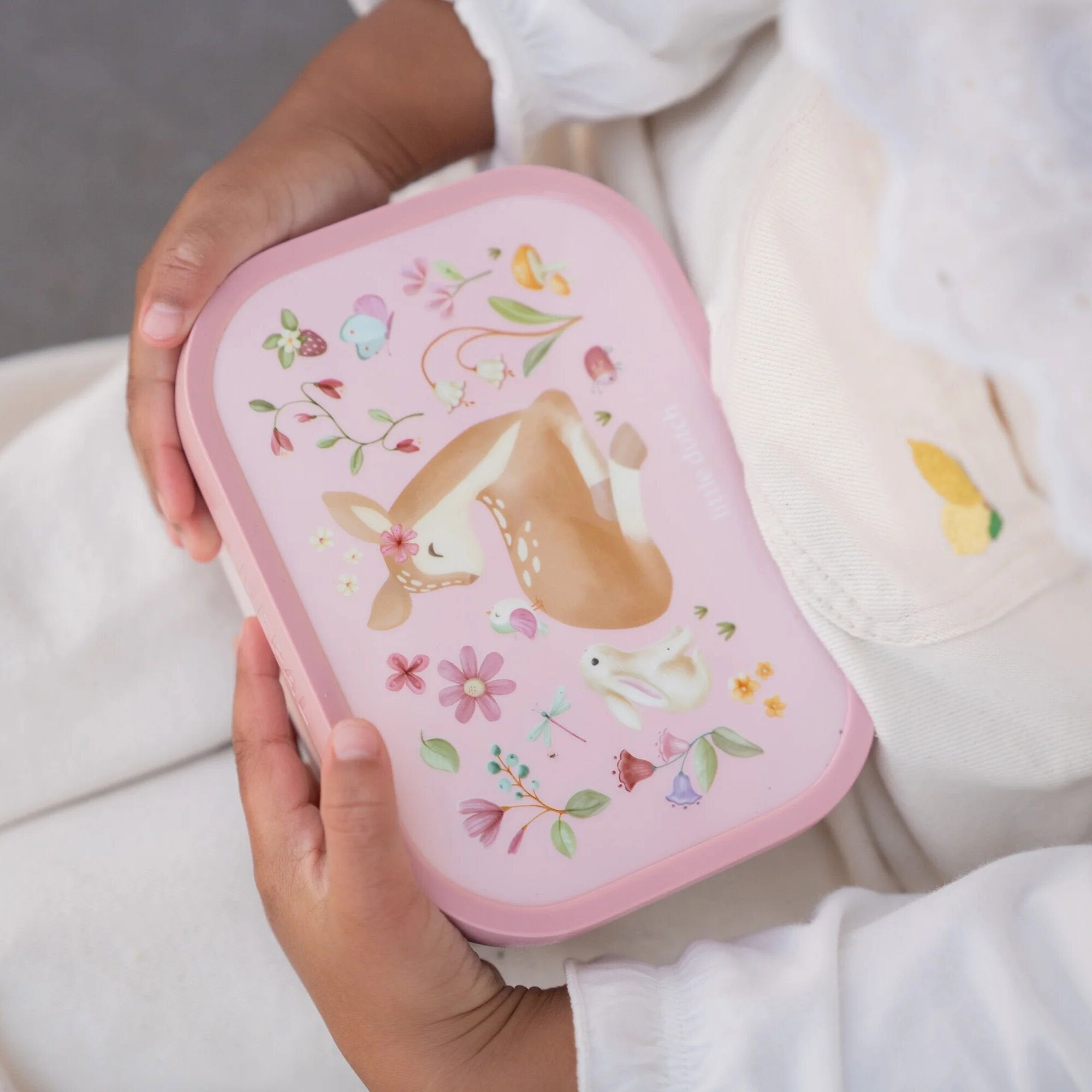 Lunch box con divisori  Rosa 107440065406 -  NANU' BABY