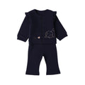 Two-Piece Cotton Stretch Fleece Baby Suit 3F773/3854