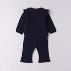 Two-Piece Cotton Stretch Fleece Baby Suit 3F773/3854