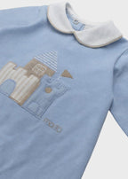 Tutina Casetta Fiaba Cielo EK5514 corredino e abbigliamento neonato | NANU' BABY