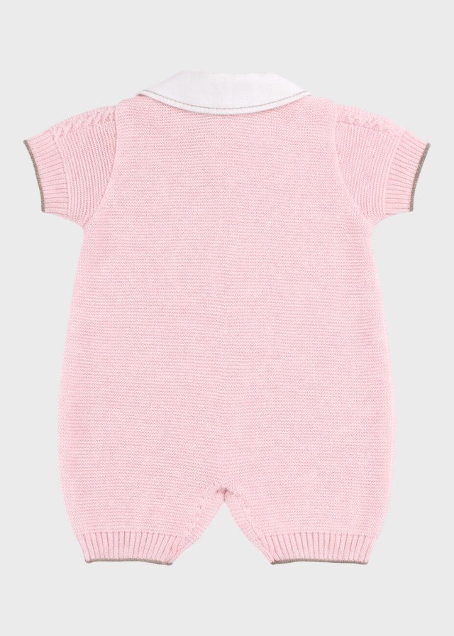 Tutina Corta Cuoricini Rosa EK6315/R corredino e abbigliamento neonato | NANU' BABY