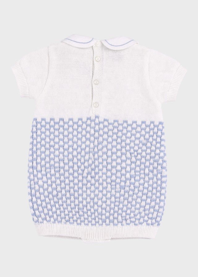 Tutina Corta Teddy Cielo EK5722/C corredino e abbigliamento neonato | NANU' BABY