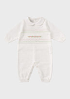 Tutina Cotone Rosa Pesco EK1310 corredino e abbigliamento neonato | NANU' BABY