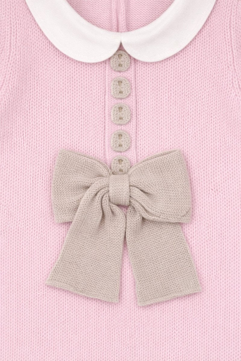 Tutina Cotone Rosa T62L/7003 corredino e abbigliamento neonato | NANU' BABY