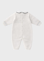 Tutina Filo Cotone Blu EK5810 corredino e abbigliamento neonato | NANU' BABY