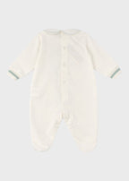 Tutina Jersey Mongolfiera Verde EK5014V corredino e abbigliamento neonato | NANU' BABY