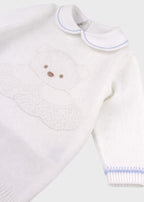 Tutina Lunga Teddy Cielo EK5710/C corredino e abbigliamento neonato | NANU' BABY