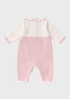 Tutina Margherite Lino Rosa EK2410/R corredino e abbigliamento neonato | NANU' BABY