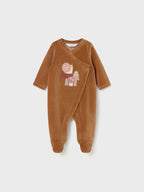 Tutina Neonata ARANCIO 2706/10 corredino e abbigliamento neonato | NANU' BABY