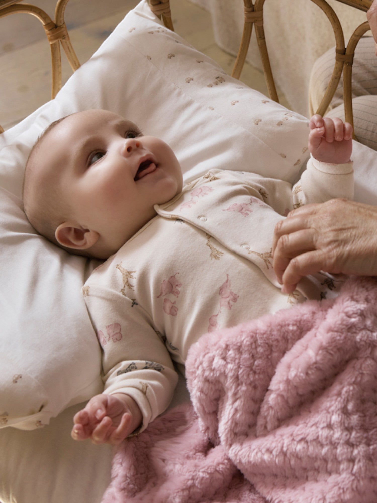 Tutina Neonata Rosa 2703/92 corredino e abbigliamento neonato | NANU' BABY