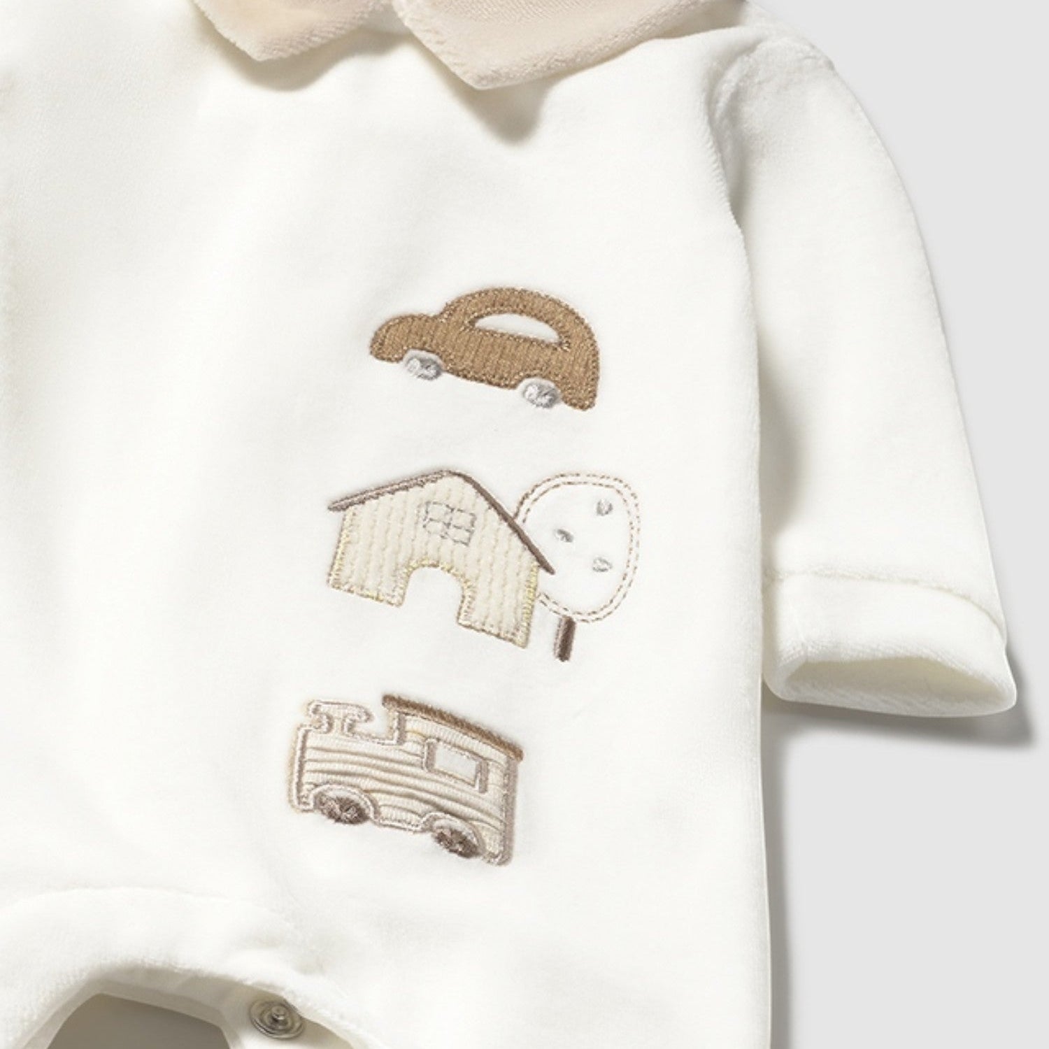 Tutina Neonato ECRU 2716/45 corredino e abbigliamento neonato | NANU' BABY