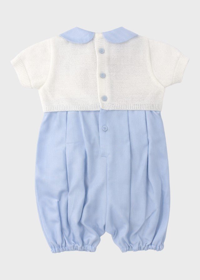 Tutina Pagliacetto Punto Smock EK6521/C corredino e abbigliamento neonato | NANU' BABY