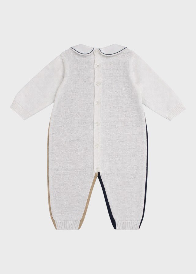 Tutina Teddy Ricamato Blu EK6010 corredino e abbigliamento neonato | NANU' BABY