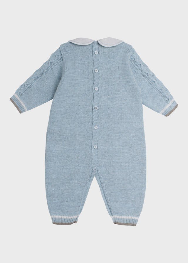 Tutina Tramatura Trecce Cielo EK6710/C corredino e abbigliamento neonato | NANU' BABY