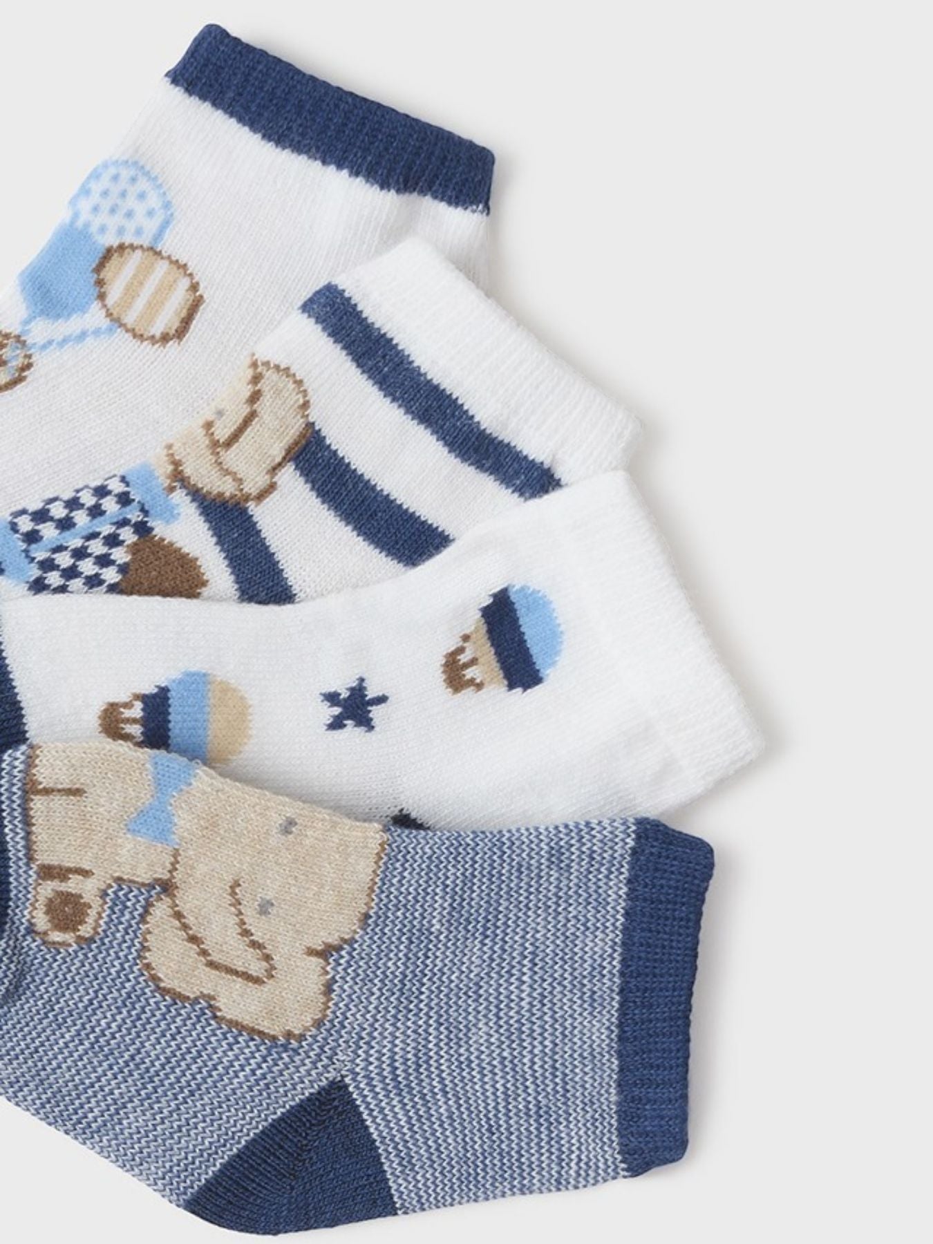 Set of 4 Blue Socks 9706/B