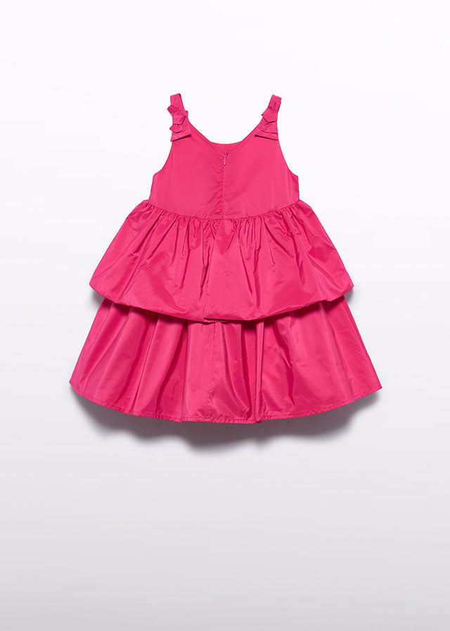 Pink Ruffle Taffeta Dress 5041/73