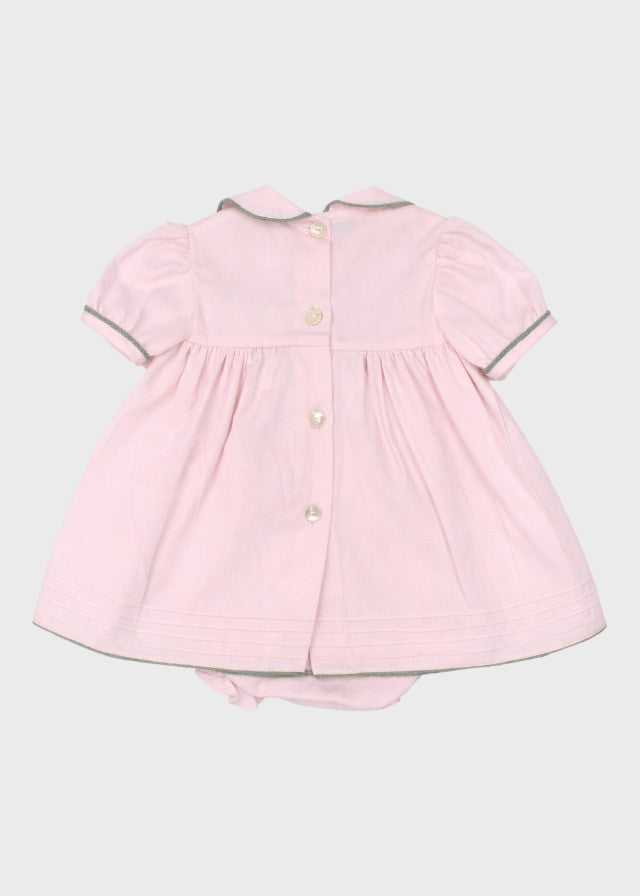 BRINDISI1445 Pink Flower Cotton Set